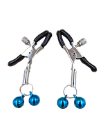 Зажимы для сосков Nipple Blue Bells с Колокольчиками БДСМ украшение на соски bdsm Ellips
