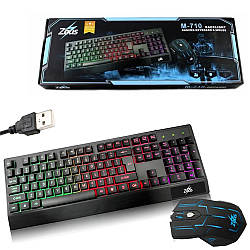 Клавіатура + мишка LED GAMING KEYBOARD M 710 / Набір клавіатури та миші для ПК