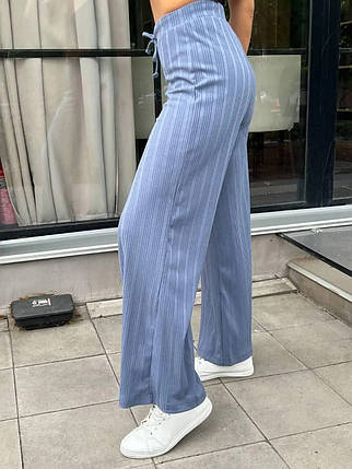 Стильні жіночі штани "Кюлоти", тканина "Трикотаж-рубчик" 42, 44, 46, 48 розмір 42, фото 2