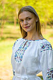 Біла Лляна дизайнерська вишиванка, арт. 4595, фото 5