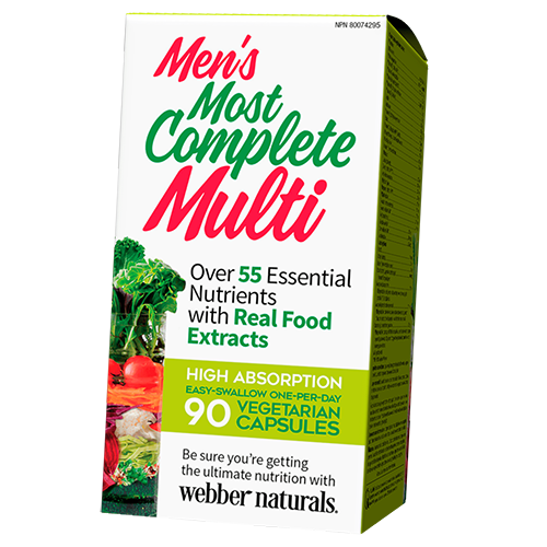 Webber Naturals - Mens Most Complete Multi (90 caps)