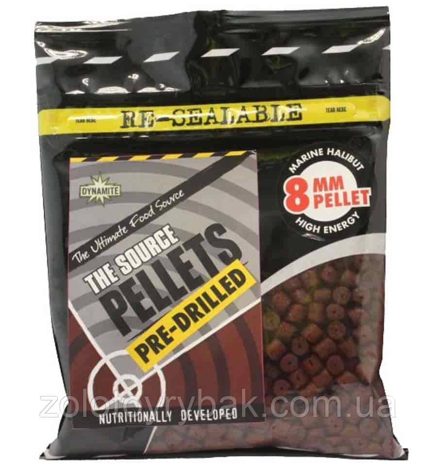 Пеллетс насадковий Dynamite Baits The Source Pre-Drilled Pellets 350 g 8 мм