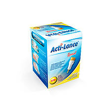 Ланцети одноразові Acti-Lance Special, голка 17G з глибиною проникнення 2.0 мм, тип 610 (200 шт./пач.)