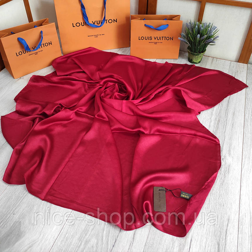 Хустка Louis Vuitton шовкова 110/110 см, фото 1