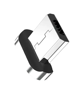 Конектор microUSB для магнітного кабелю зарядки, Сріблястий (KG-8513)