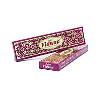 Пахощі Відван Туласі 12 шт., Tulasi Vidwan Premium Masala Incense, Пахощі пилкове маскове Олив,