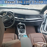 ЕВА коврики Haval H6 2017-2020. EVA ковры Хавал Н6