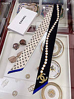 Шовкова стрічка твіллі Chanel Шанель