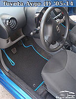 ЕВА коврики Toyota Aygo I 2005-2014. EVA ковры Тойота Айго 1