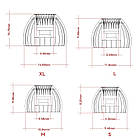 ⇒ Moondrop Spring Tips (розмір "S") – це силіконові амбушюри Ear-Tips для IEMs навушників!, фото 8