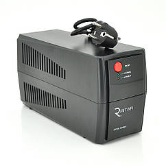 ИБП Ritar RTP500 (300W) Standby-L, LED, AVR 1st, 2xSCHUKO socket, 1x12V4.5Ah, plastik Case ( 300 х 140 х 205 )