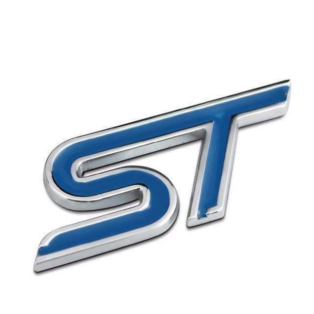 Шильдик емблема напис на багажник FORD ST Ford st ФОРД СТ колір хром