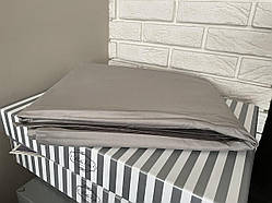 Простирадло Bella Villa сатин 230х250 см сірого кольору