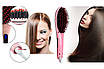 Гребінець випрямляч Fast Hair Straightener, гофре плойка прасок для волосся, праска для вирівнювання, фото 7
