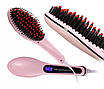 Гребінець випрямляч Fast Hair Straightener, гофре плойка прасок для волосся, праска для вирівнювання, фото 8