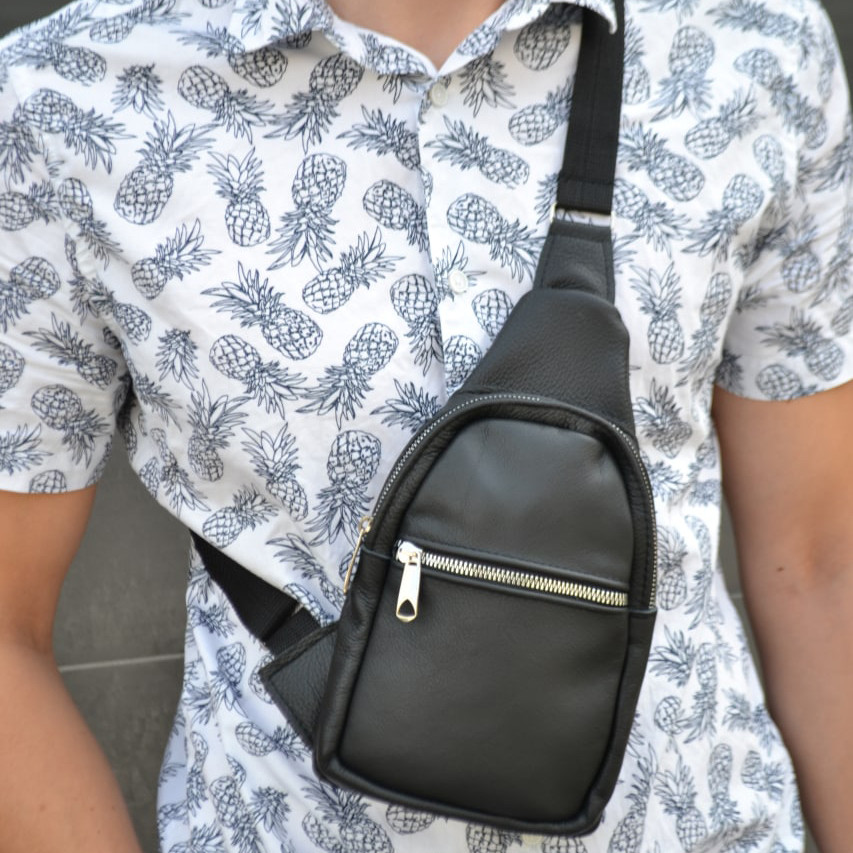 Борсетка сумка через плече Чоловічі сумки кроссбоді | Чоловічі сумки QH-783 на груди