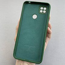 Чохол для Xiaomi Redmi 9С чохол з Гербом України на телефон сяомі редмі 9с темно-зелений h8b, фото 3