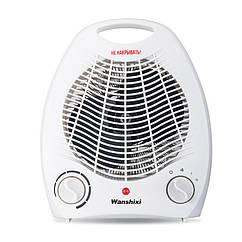 Тепловентилятор спіральний LQ-501, 2000 W, 2 режими 1000/2000 Вт, холодний/теплий/гарячий