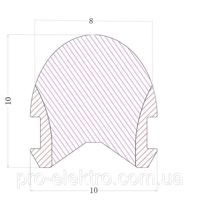 Неоновый рассеиватель PROLUM , 8ММ, Series "PRO", Фиолетовый - фото 7 - id-p1854889073