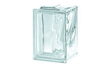 Специальный стеклоблок Clear Corner 90° Wave бесцветный 132х190х80 мм серия Basic