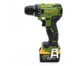 Аккумуляторный шуруповерт PROCRAFT PA-18 BL 12 В,4,0 Ач, Бесщеточный, Кейс, два аккумулятора, фото 4