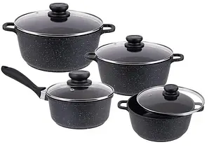 Набір посуду з мармуровим покриттям із 8 предметів Edenberg (EB-9180)