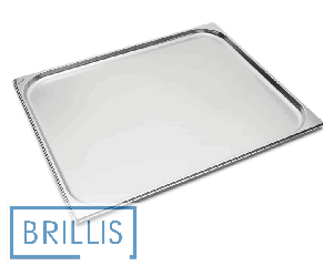 Гастроємність Brillis н/ж сталь GN 2/1-20 мм (650x530x20мм)
