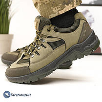 Чоловічі тактичні літні кросівки кольору хакі, фото 3