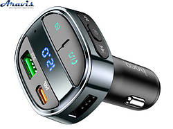 FM модулятор Bluetooth E70 Hoco QC3.0 PD30W