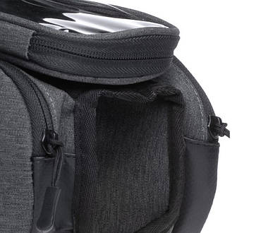 Велосумка під смартфон Sahoo 122007 Top Tube Bag 1,5л Grey, фото 5