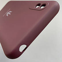 Чохол для Xiaomi Redmi 9А чохол з Гербом України на телефон сяомі редмі 9а бордовий h8b, фото 6