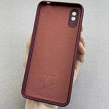 Чохол для Xiaomi Redmi 9А чохол з Гербом України на телефон сяомі редмі 9а бордовий h8b, фото 3