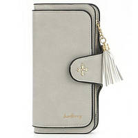 Клатч портмоне кошелек Baellerry N2341, кошелек женский маленький кожзаменитель. QZ-469 Цвет: серый