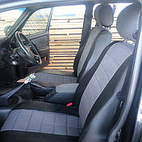 Чехлы на сиденье Mercedes W201 190 кожзам + ткань