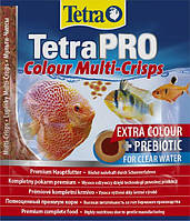 TetraPRO (Тетра) Colour Multi-Crisps корм в виде чипсов для декоративных рыб любого размера 12 г