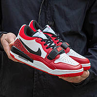 Мужские Кроссовки Nike Air Jordan Legacy Low 312 White Red 40-42-43-44-45