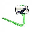 Гнучкий тримач для телефону з універсальними присосками Cute Worm Lazy Holder. Колір: зелений, фото 2