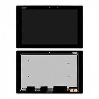 Дисплей (LCD) Sony Xperia Tablet Z2 с сенсором чёрный Оригинал