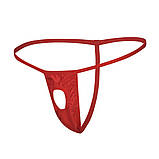 Стринги чоловічі еротичні відкриті M червоні (OTK-redM), фото 2