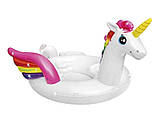 Надувний пліт для компанії Єдиноріг Intex 57266 (503-335-173см, вбудований.холодильник) | Надувна платформа, фото 4