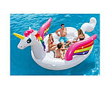 Надувний пліт для компанії Єдиноріг Intex 57266 (503-335-173см, вбудований.холодильник) | Надувна платформа, фото 7