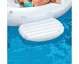 Надувний пліт для компанії Єдиноріг Intex 57296 (429-302-152см, 2 ручки, 4 підсклянники) | Надувна платформа, фото 4