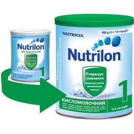 Дитяча суміш Nutrilon 1 Кисломолочний 400 г (3041091282866)