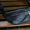 Бананка з натуральної шкіри. Відмінна якість сумки на пояс. Модель: 74132, фото 4