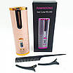 Плойка авто-бігуді для завивки волосся бездротовий Ramindong Hair curler. Колір: рожевий, фото 8