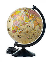 Глобус ИПТ Политический под старину (Ретро) с подсветкой 260 мм (4820114951144)