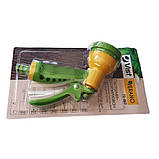 Пістолет-розпилювач 7-позиційний пластиковий з фіксатором потоку VERANO | 72-007, фото 5