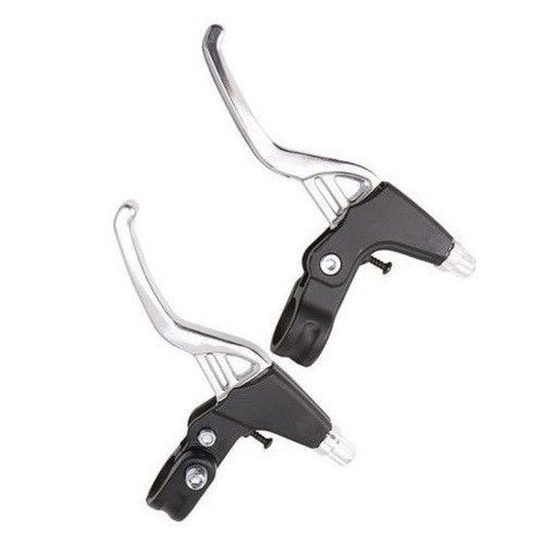 Гальмівні ручки для велосипеда, ручки гальма алюмінієві (сріблястий)