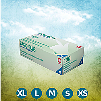 Перчатки латексные с пудрой Basic-Plus