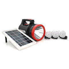 Переносний ліхтар Silver Toss ST-1908BT+Solar, 1+1 режим, Радіо+ Bluetooth колонка, вбудований акум, 3